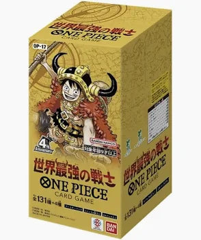 One Piece Card Game OP-17 "The World's Strongest Warriors" Booster Pack (Japanese) – Pre-Order